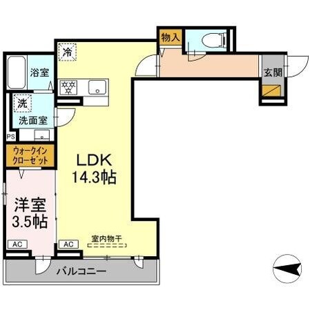 D-SOLACE幕張本郷1丁目の物件間取画像